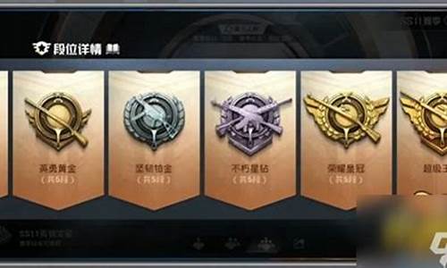 和平精英排位等级表_和平精英的排名等级划分